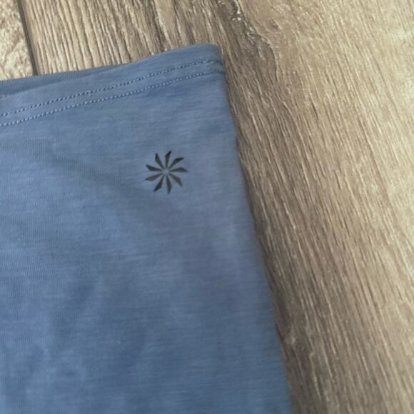 Athleta Girl Blue Sleeveless All Around Tee - Size Medium - Picture 5 of 5